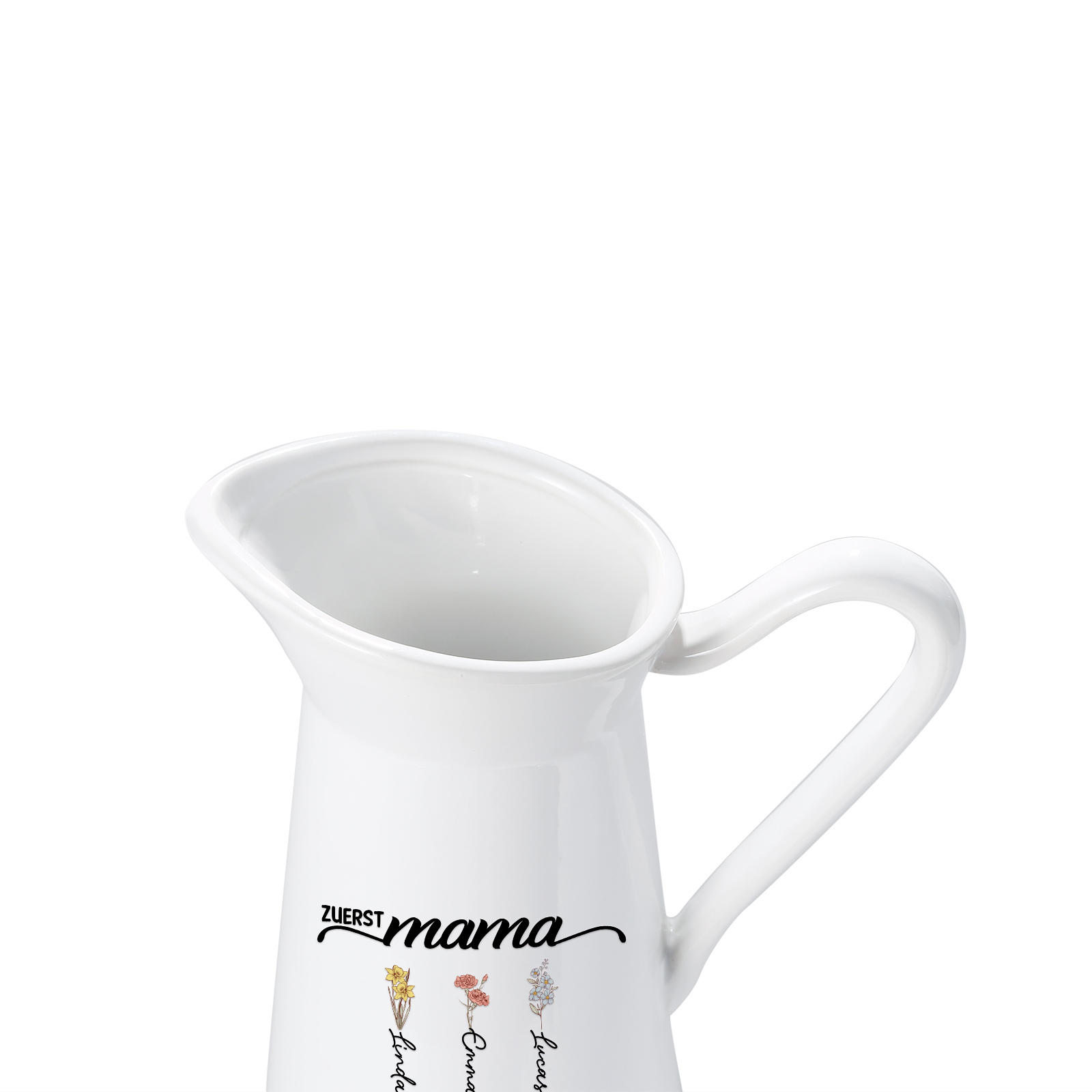 Erst Mama, jetzt Oma – florale Keramikvase