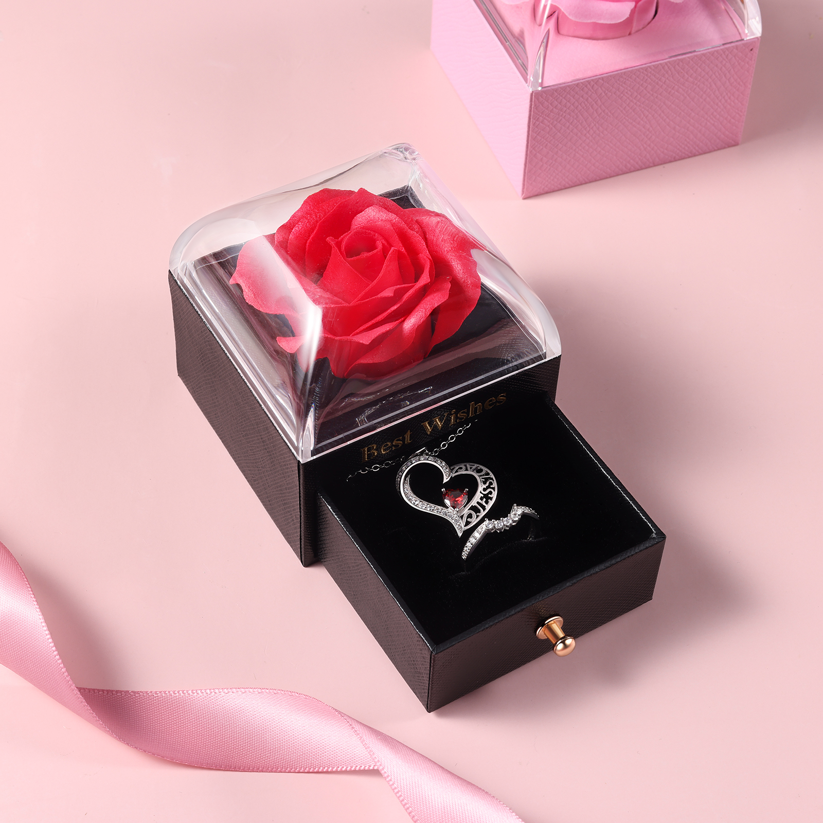 Ewige Rose Box Geschenkbox