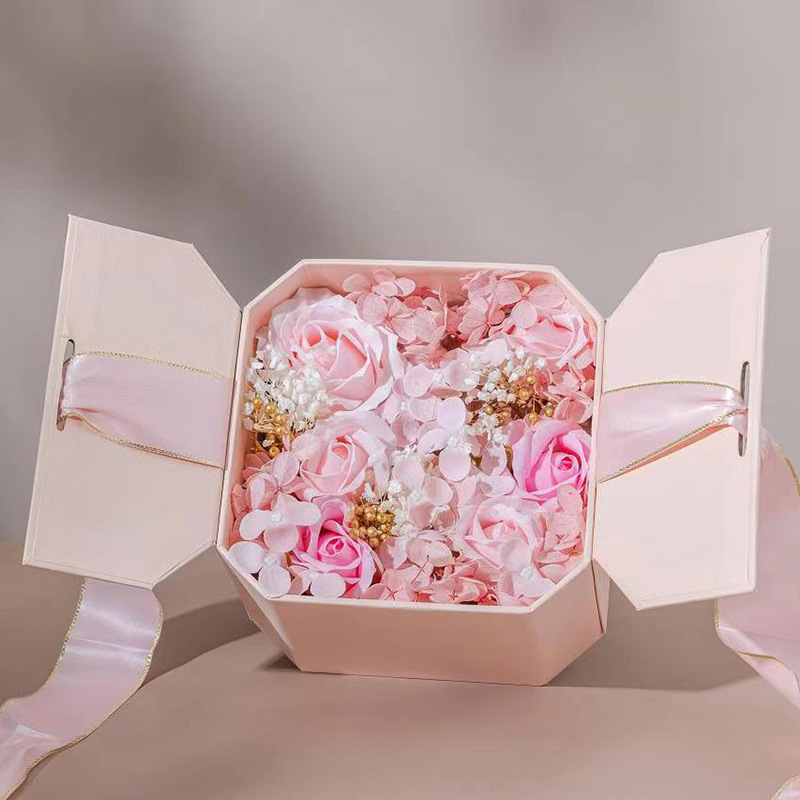 Rosa Exquisite Geschenkverpackung Geldbörse Geschenkbox
