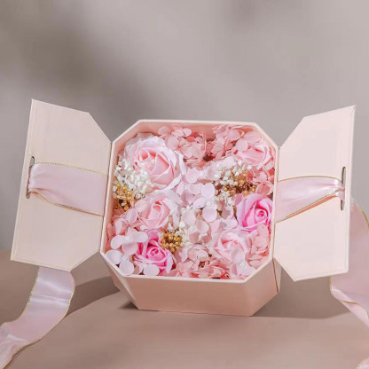 Rosa Exquisite Geschenkverpackung Geldbörse Geschenkbox