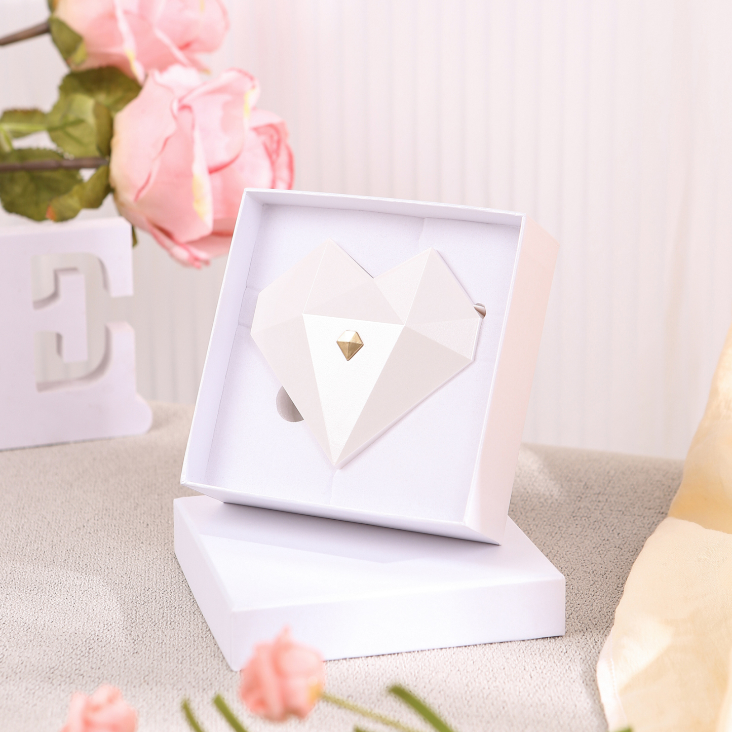 Ring-Drehbox-Schmuck Geschenkbox