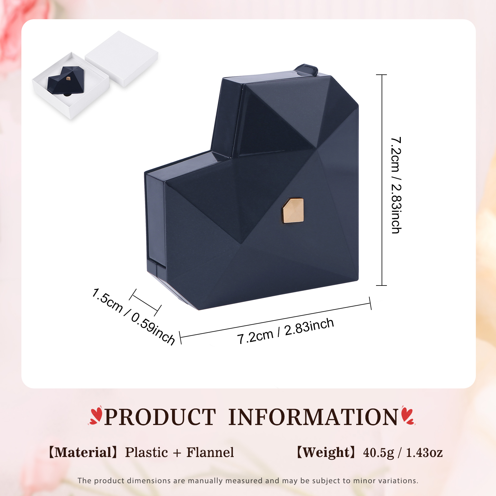 Ring-Drehbox-Schmuck Geschenkbox