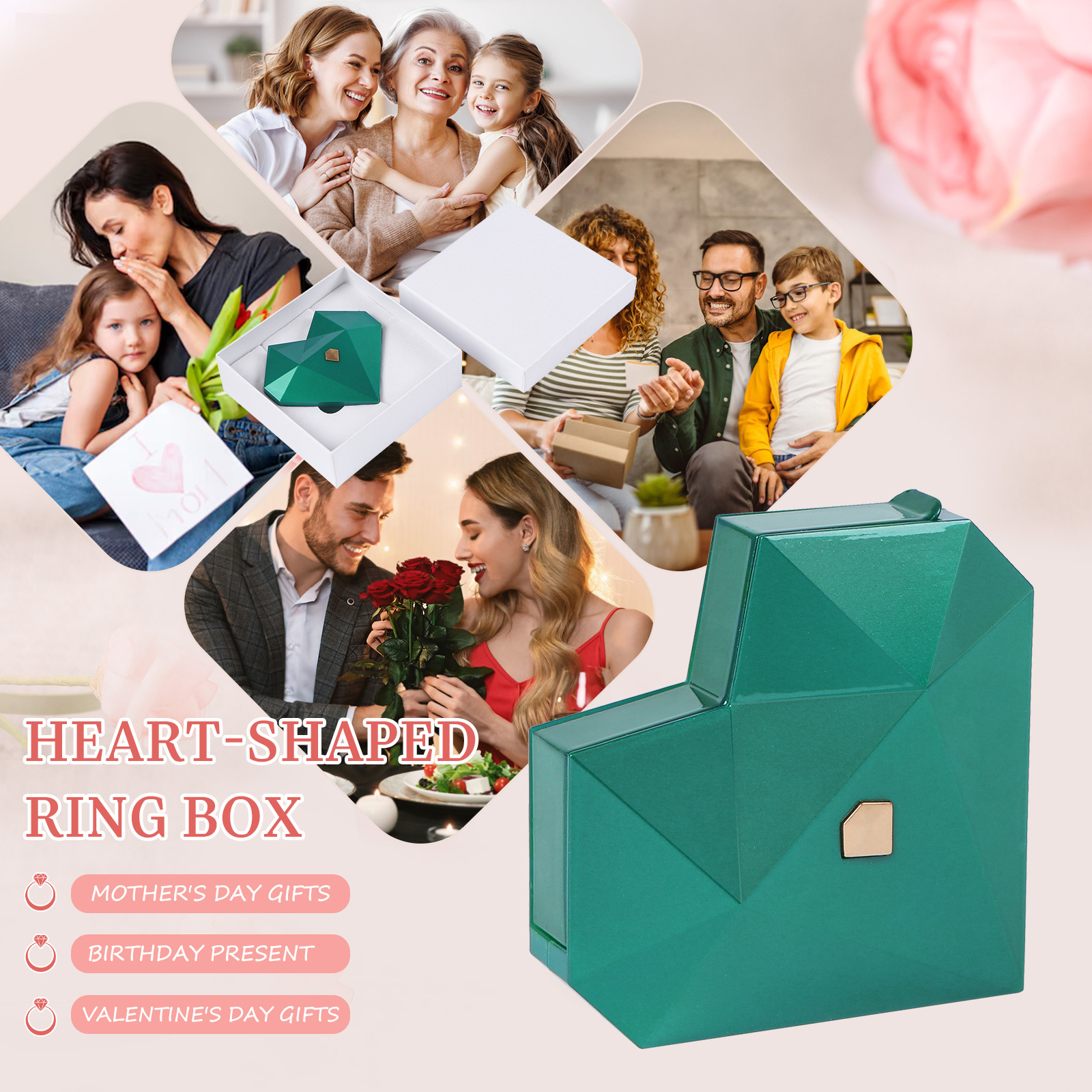 Ring-Drehbox-Schmuck Geschenkbox
