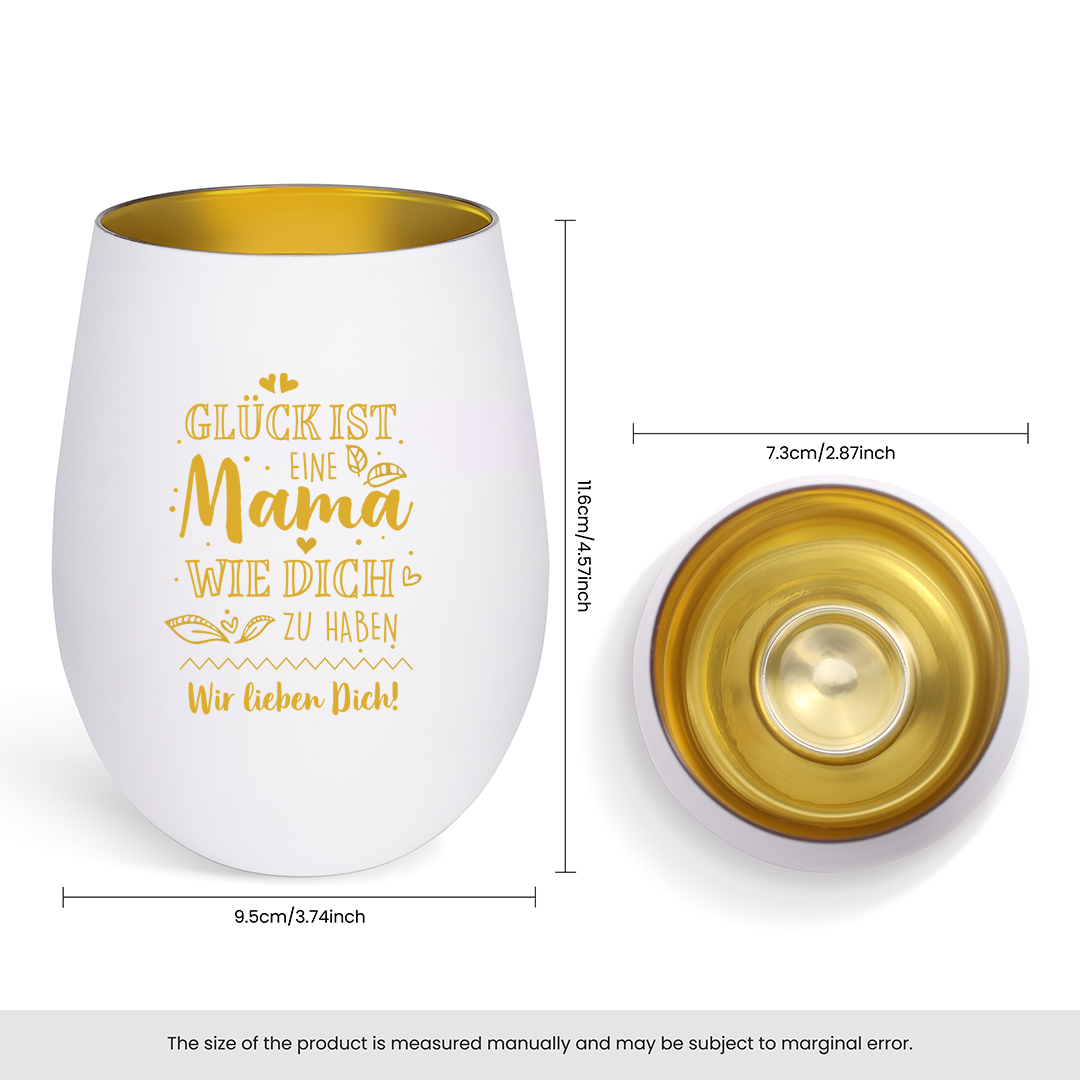 Personalisierter Kerzenhalter aus Glas mit Foto Geschenk für Mama
