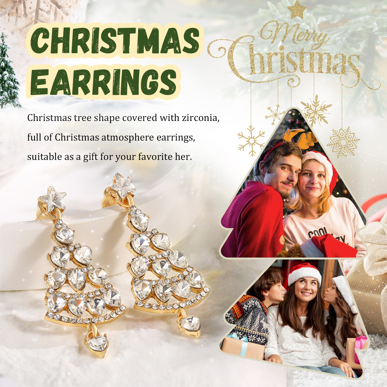 Weihnachtsbaum Ohrringe – Elegante Designs für die festliche Jahreszeit