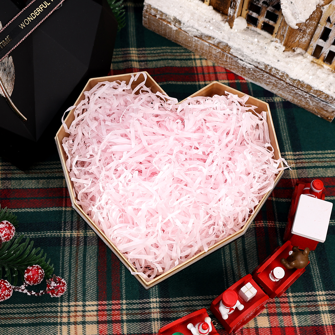 Elegante Damen Herz-Geschenkbox in Weiß/ Rosa/ Schwarz/ Rot