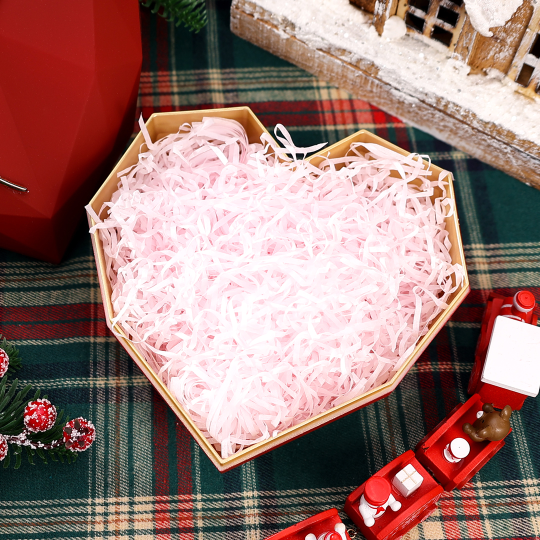 Elegante Damen Herz-Geschenkbox in Weiß/ Rosa/ Schwarz/ Rot