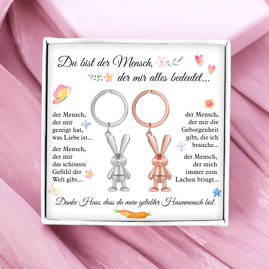 Eine liebevolle und berührende Karte für Paar/Love - Du bist der Mensch, der mir alles bedeutet