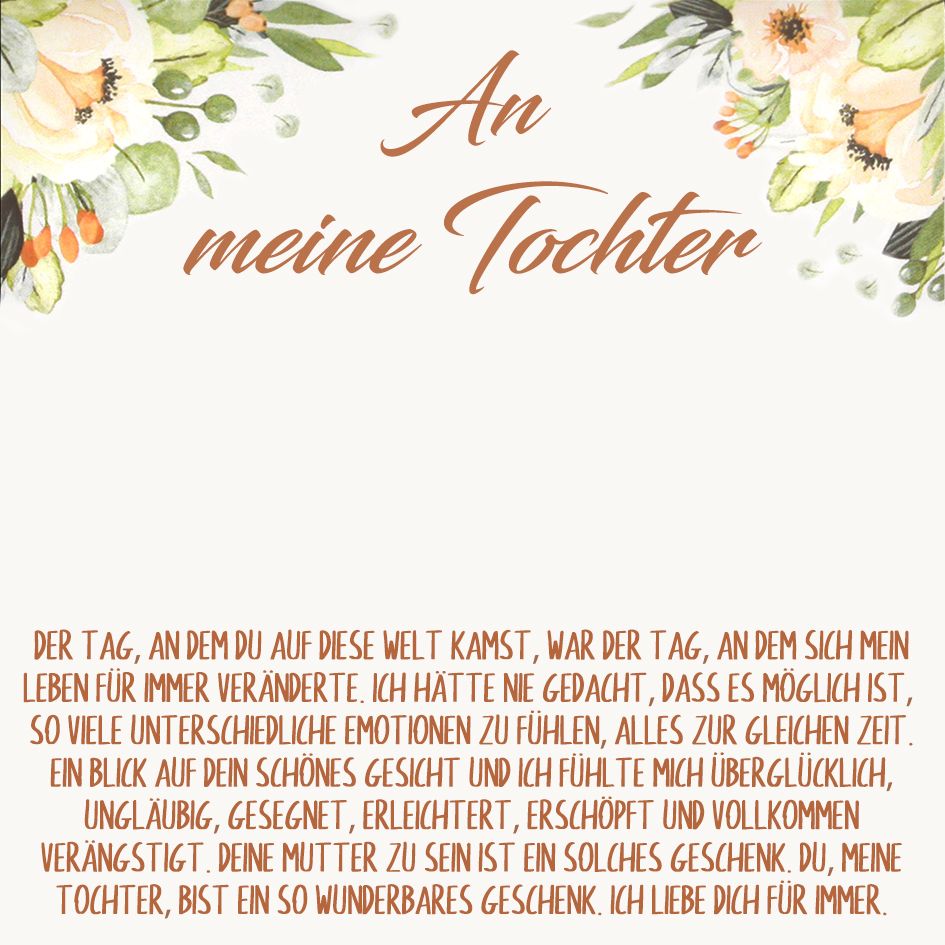 925 Sterling Silber Doppelherz-Halskette mit Botschaftskarte – Geschenk zum Geburtstag oder Abschluss für Tochter von Mama