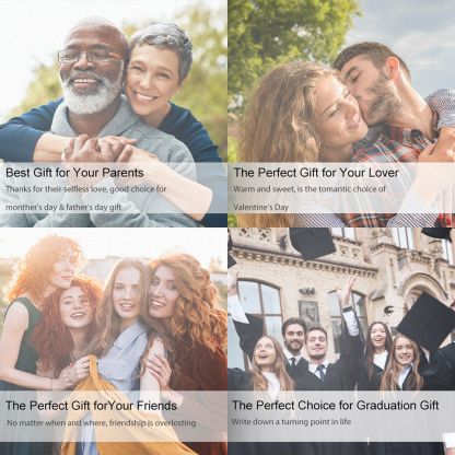 Personalisierte Foto & Name & Buchstabe Geldbörse & Foto & Text Wallet Card & Stift Geschenkbox Set für Mann Freund