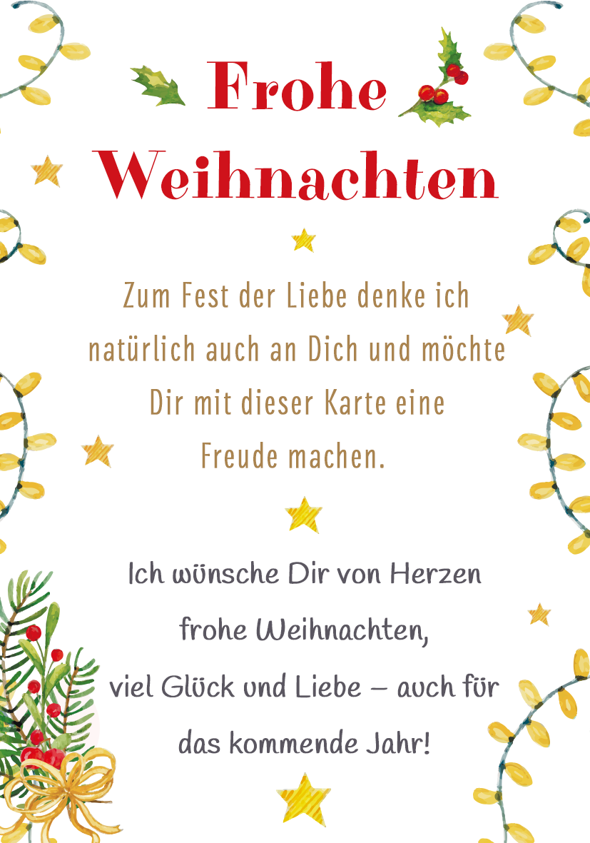 Weihnachtskarte