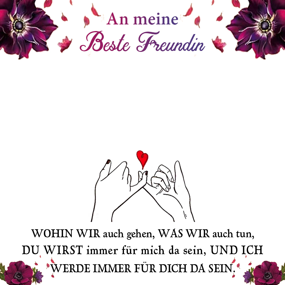 Personalisierte 2 Namen & 2 Texte & 2 Geburtsblumen Edelstahl Schlüsselanhänger & Geschenkarte -Beste Freundin Für immer- Geschenkkarte Set 