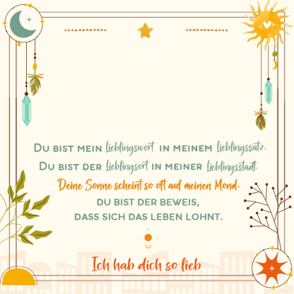 925 Sterling Silber Schleifen Halskette mit Grußkarte & Box –Deine Sonne scheint so oft auf meinen Mond – Ein liebevolles Geschenk für Freundin/ Frau