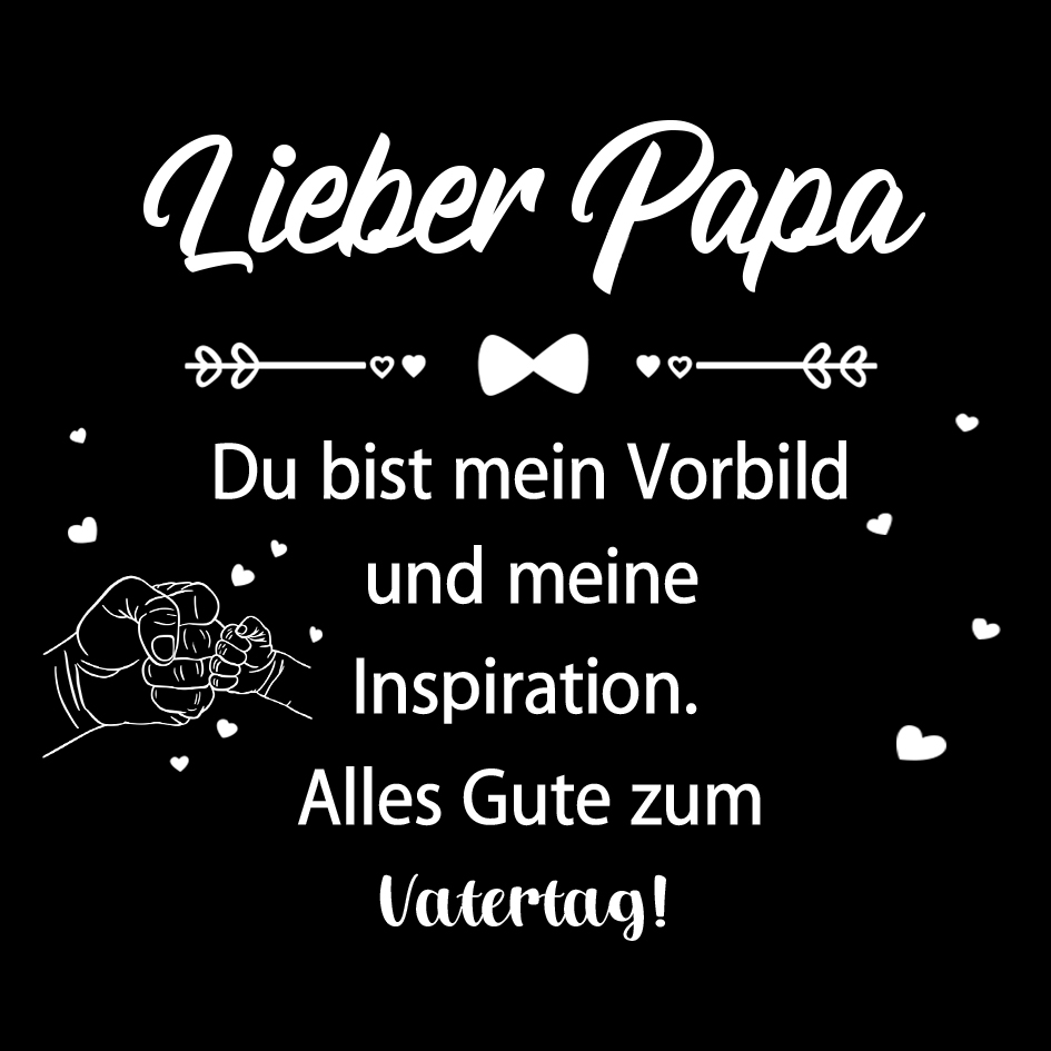 Karte für Vater - Danke für alles- Geschenk Karte zum Vatertag