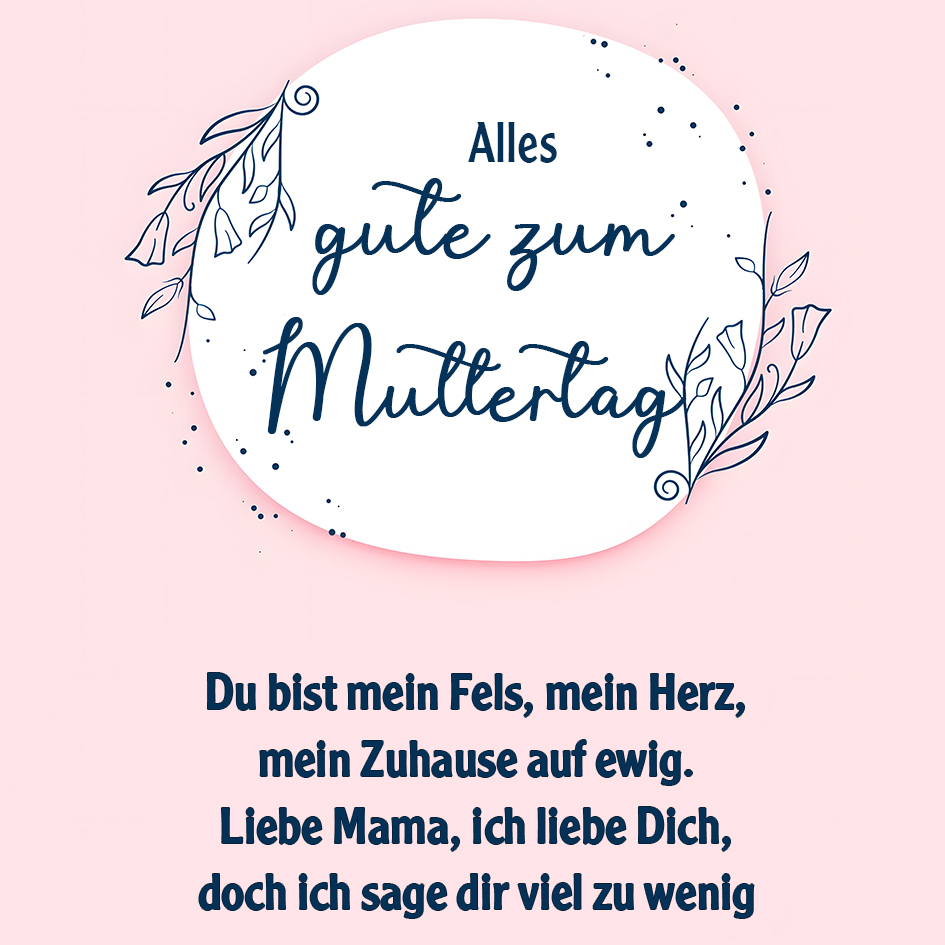 Eine liebevolle und berührende Karte für Mama/Mutter 