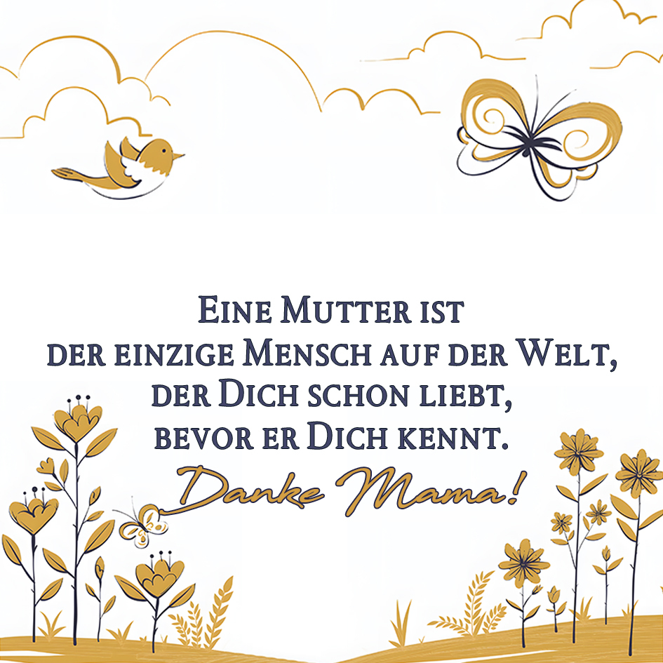 Eine liebevolle und berührende Karte für Mama/Mutter 
