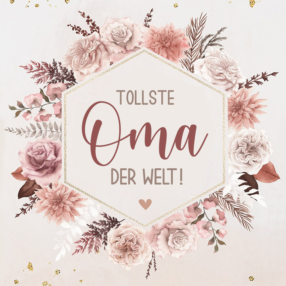 Eine liebevolle und berührende Karte für Oma