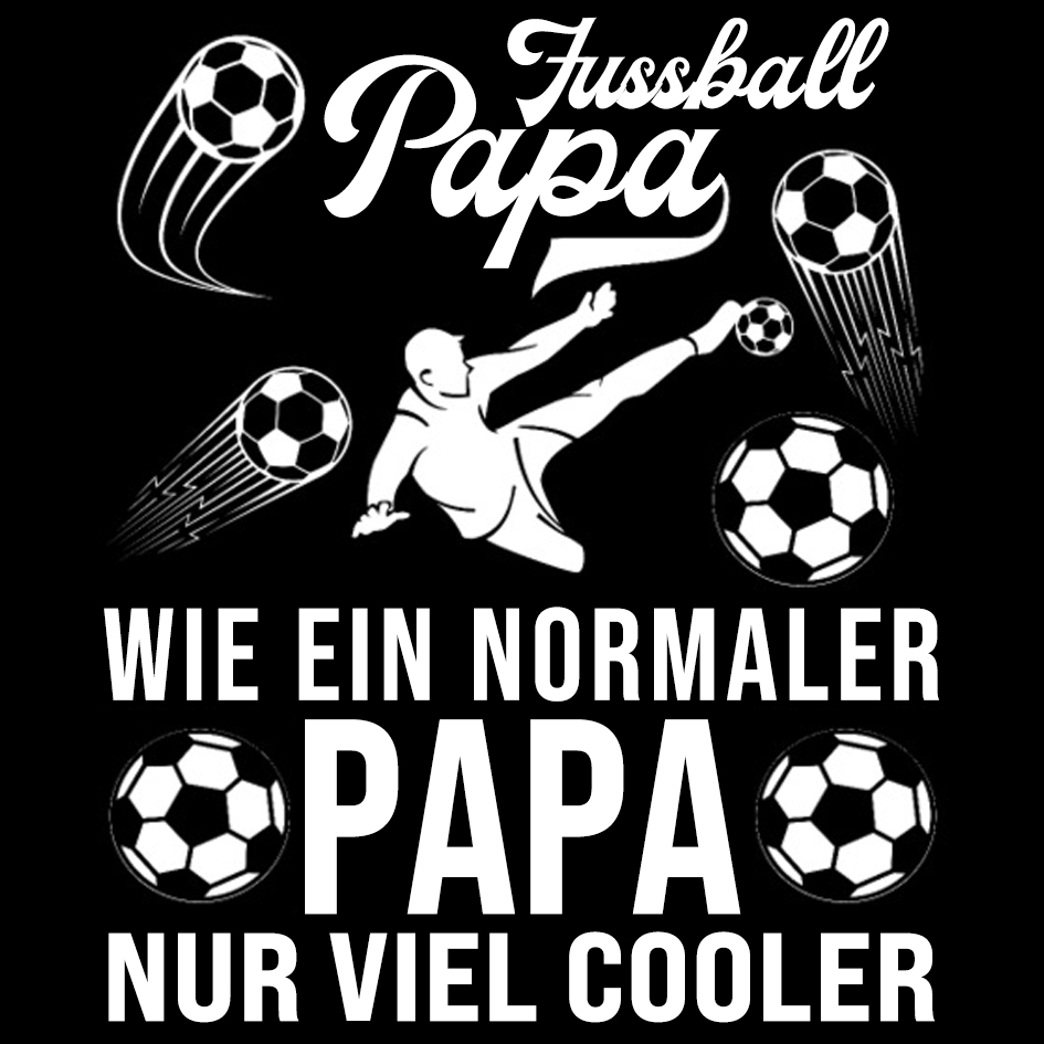 Eine liebevolle und berührende Karte für PAPA-Die besten Fußballer heißen Papa