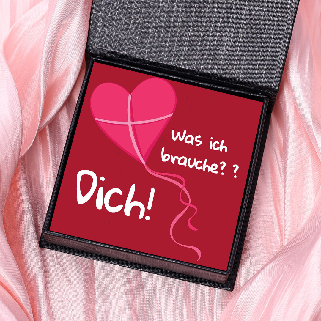 Liebe Karte MIT Box- Mein Herz schlägt für dich