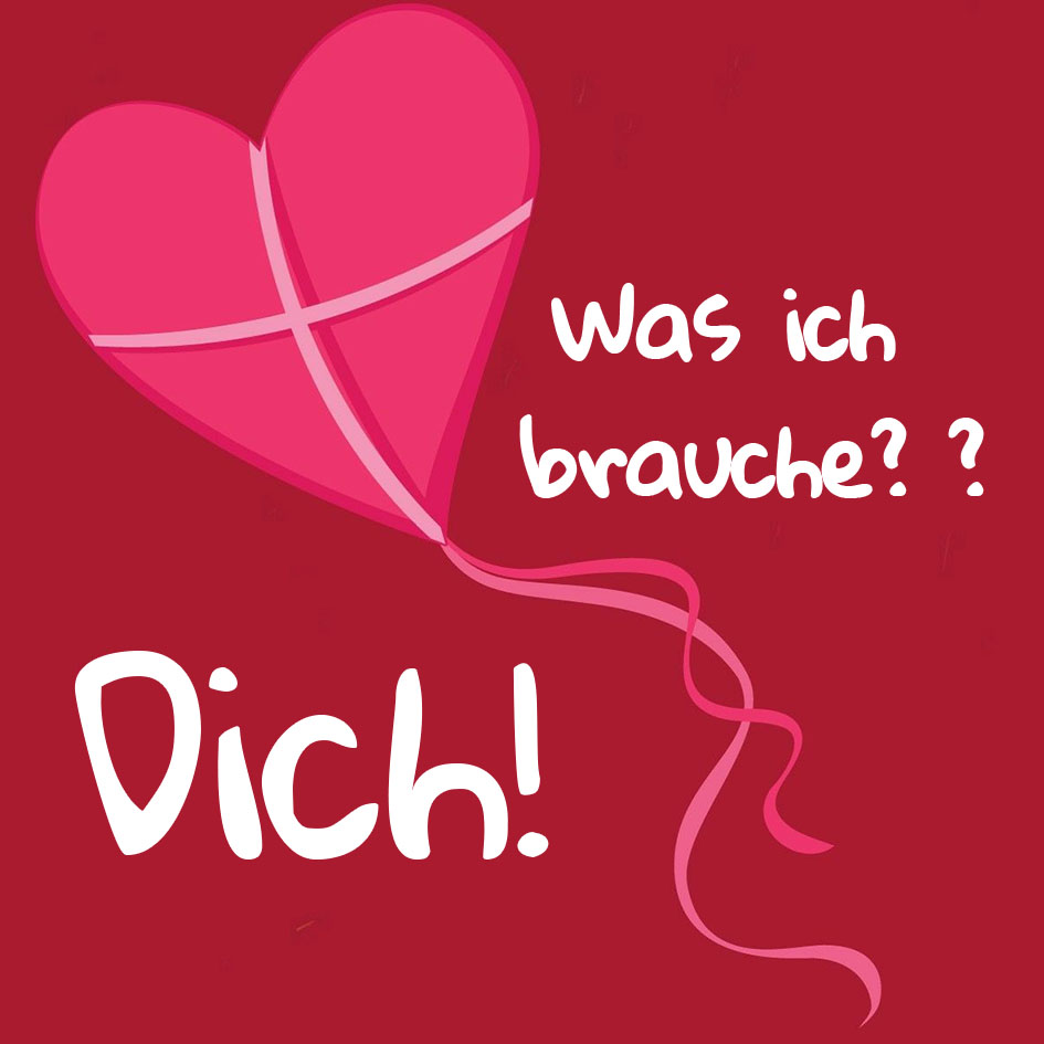 Liebe Karte- Mein Herz schlägt für dich