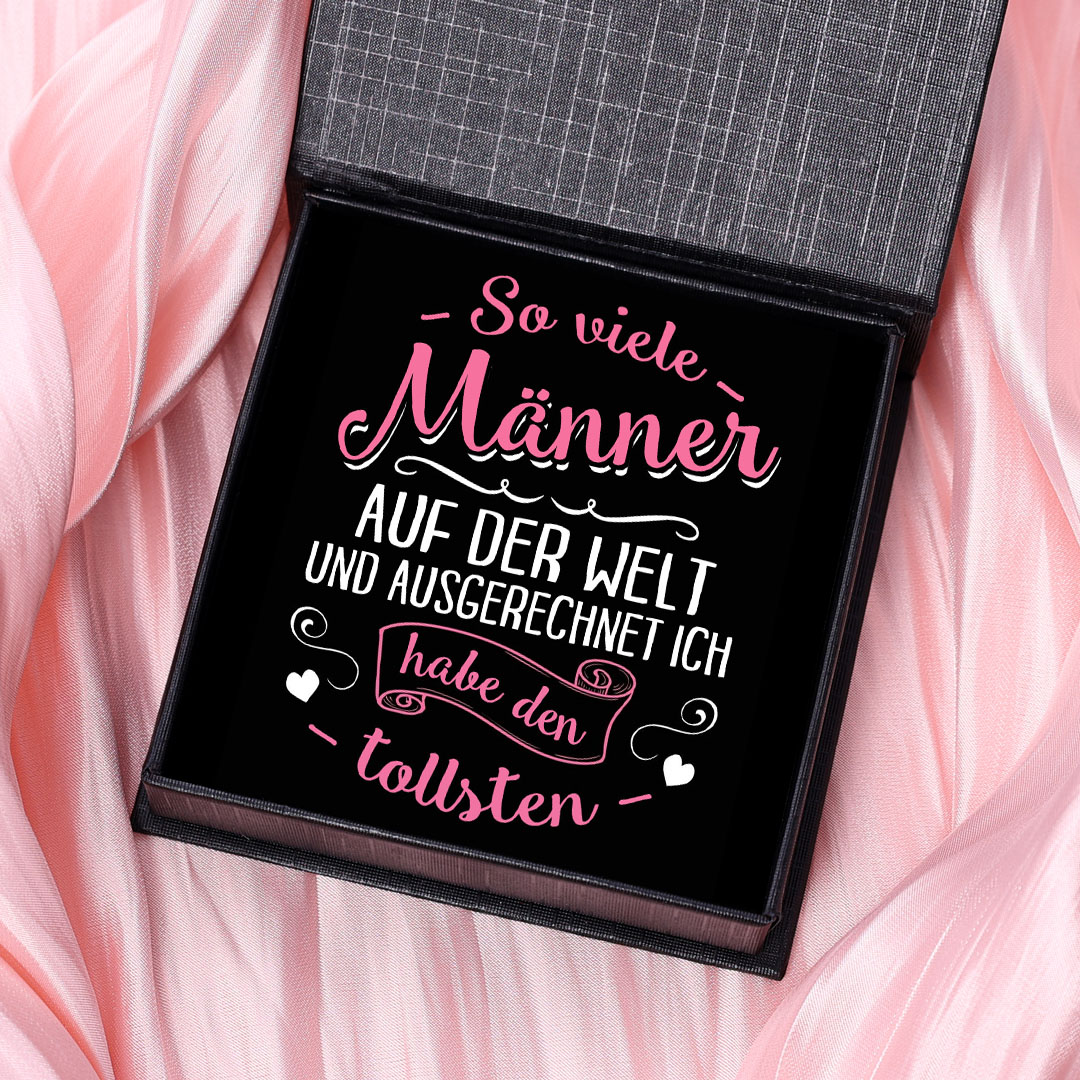 Liebe Karte MIT Box- Mein Herz schlägt für dich