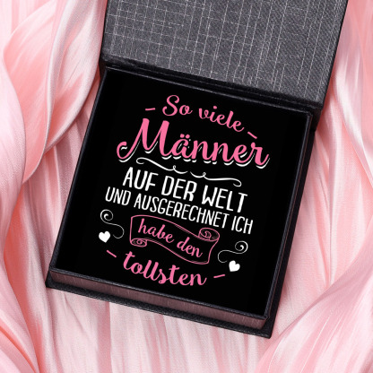 Liebe Karte MIT Box- Mein Herz schlägt für dich