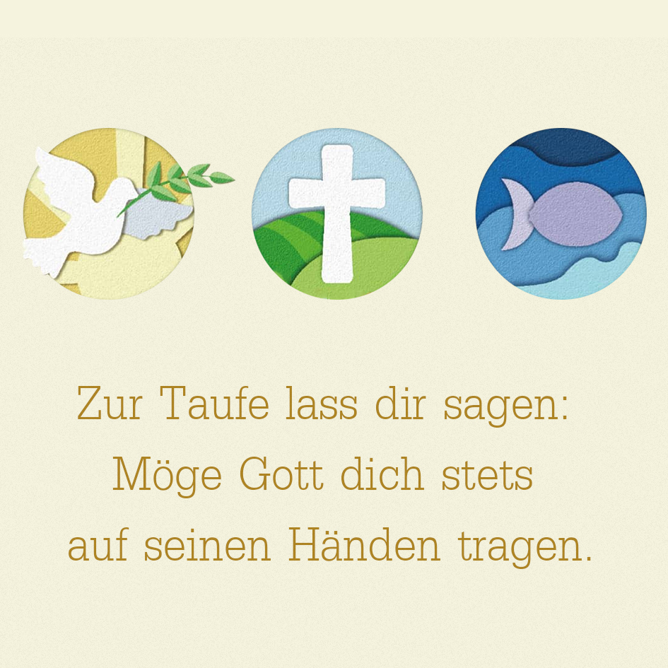 Eine liebevolle und berührende Karte zur-Taufe-Konfirmation-Kommunion