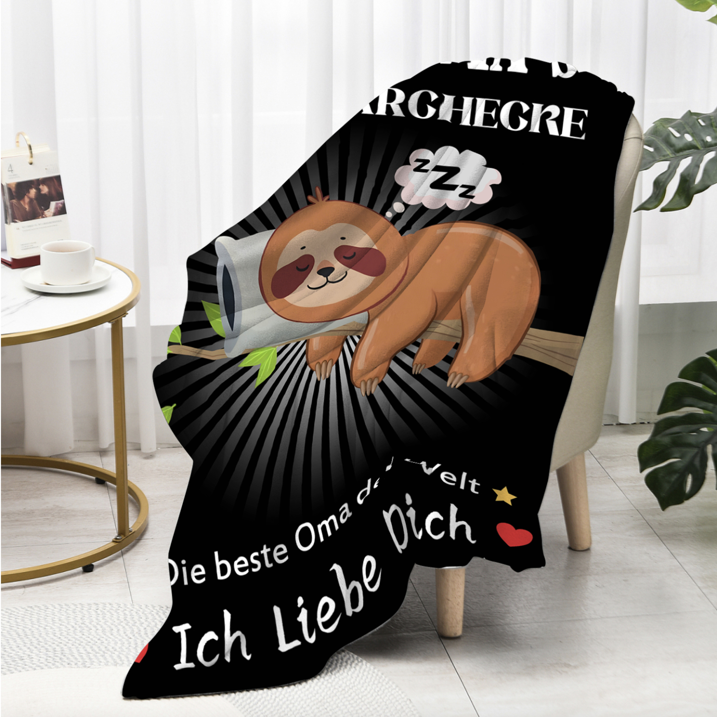 Beste Oma SchnarchecreDecke - Die beste Oma der Welt ich liebe dich - Geschenk für Großmutter