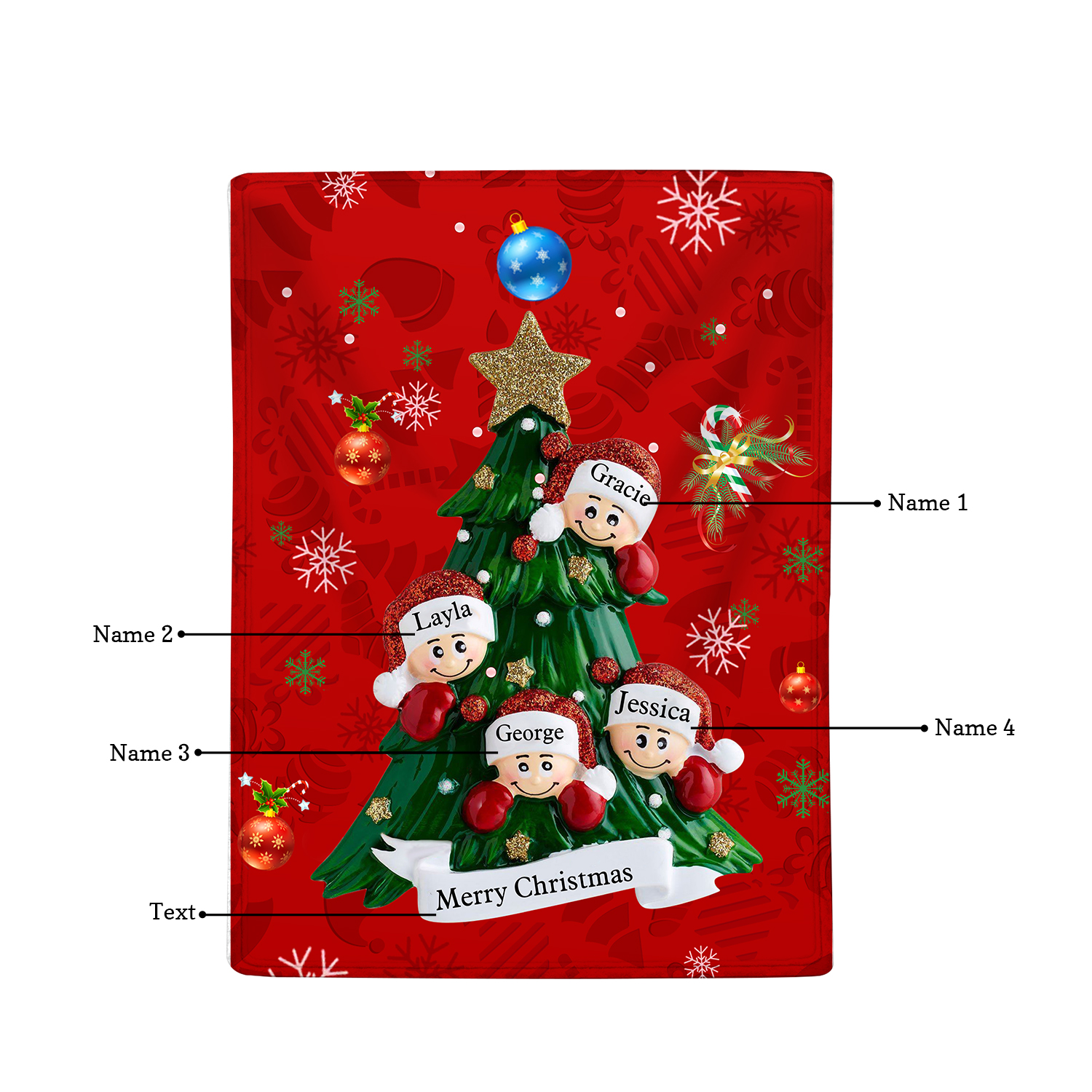 Kettenmachen Personalisierbarer Text Pinguin Decke - Bester Opa der Welt- Geschenk für Vater 39.99