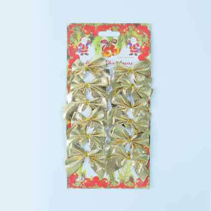 Weihnachtliche Schleifen Ornament – Festliche Dekoration 12 Set