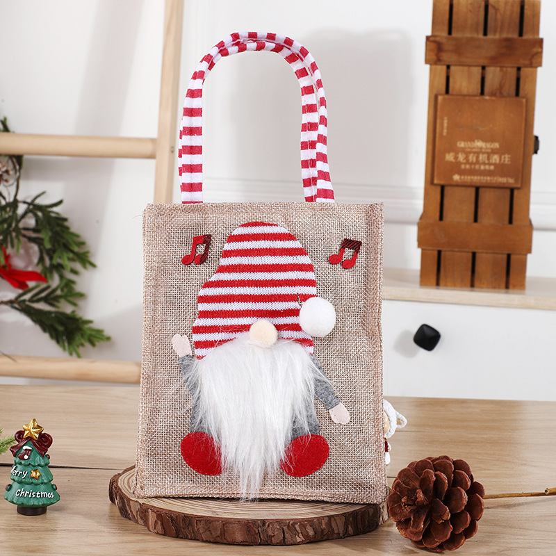 Weihnachtliche Geschenktasche mit Wichtel-Motiven – Drei festliche Varianten zur Auswahl