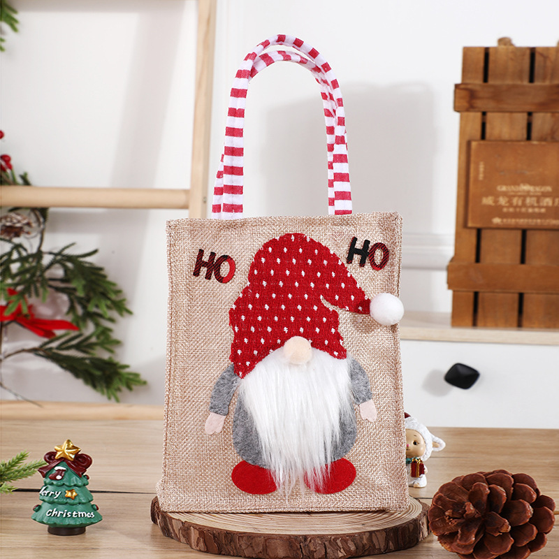 Weihnachtliche Geschenktasche mit Wichtel-Motiven – Drei festliche Varianten zur Auswahl
