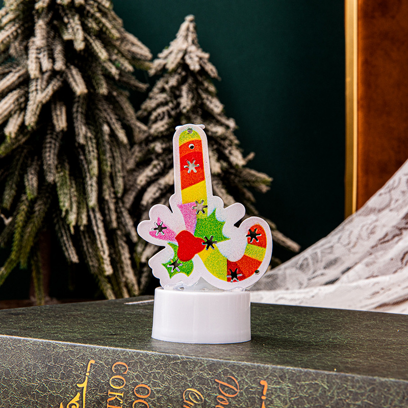 Strahlende Weihnachtsstimmung mit LED-Figuren – Weihnachtsmann/ Schneemann/ Zuckerstange