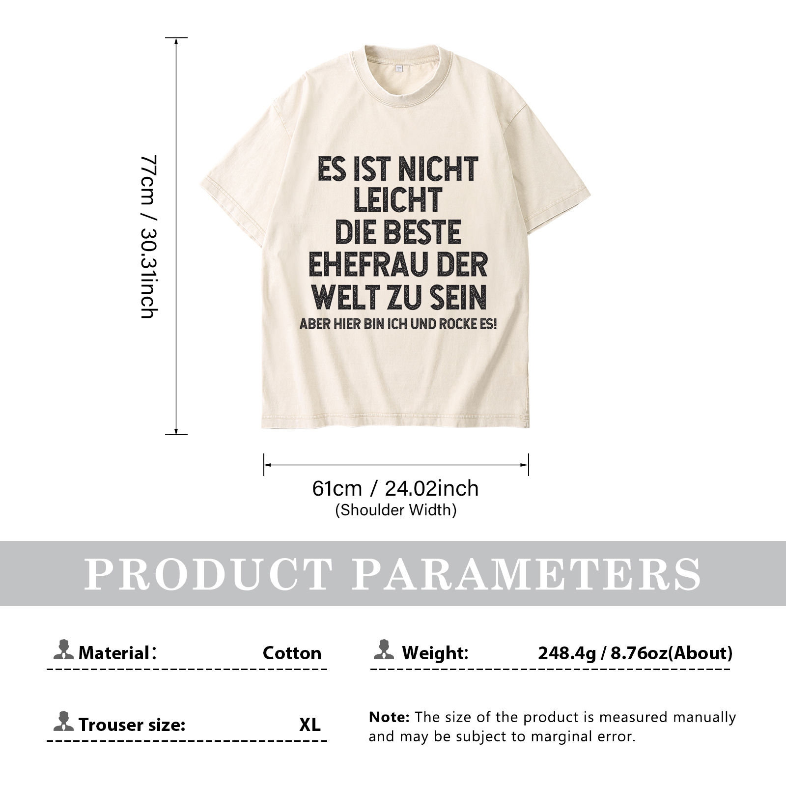 Personalisierte Partner-T-Shirts – Ehefrau- und Ehemann Designs in zwei Varianten