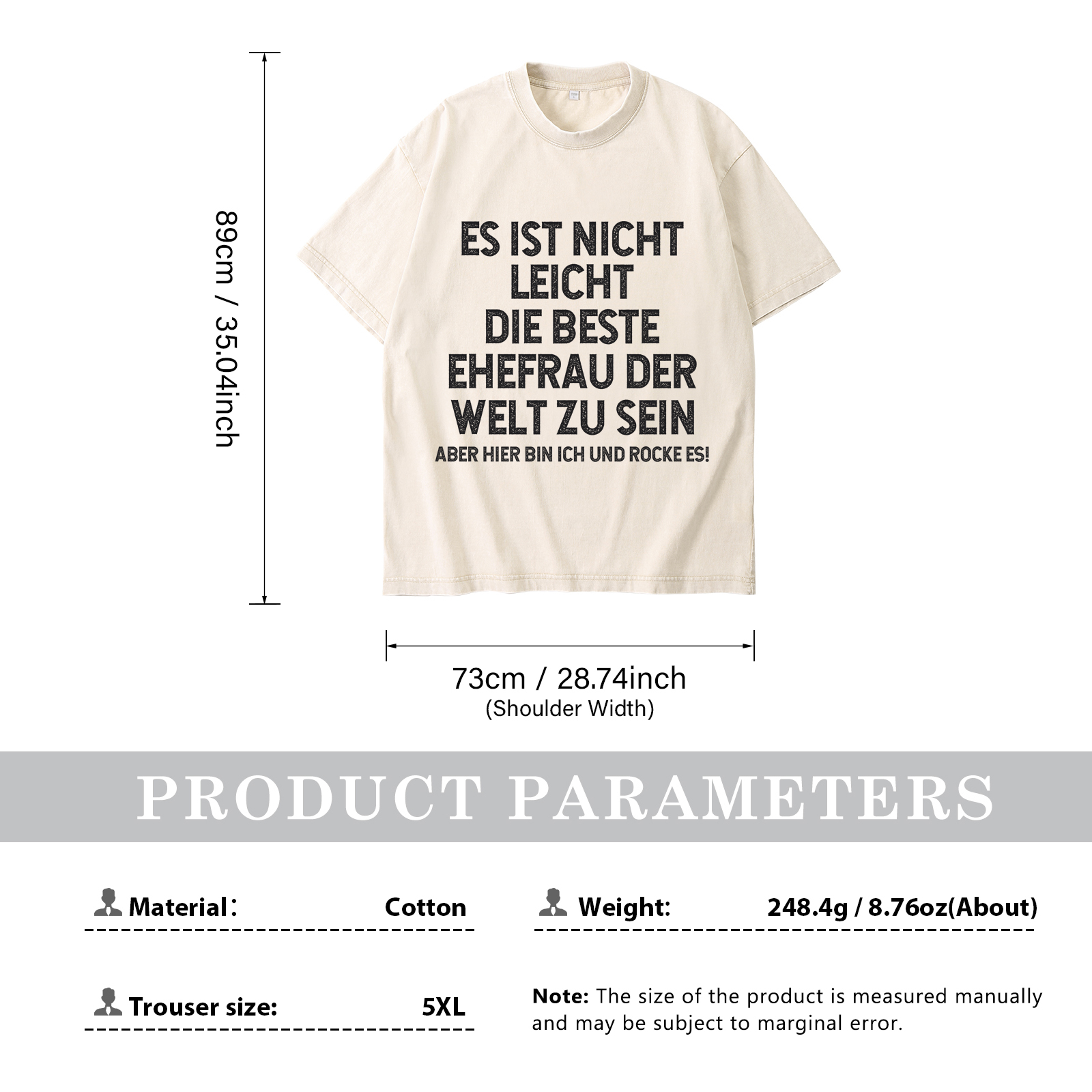 Personalisierte Partner-T-Shirts – Ehefrau- und Ehemann Designs in zwei Varianten
