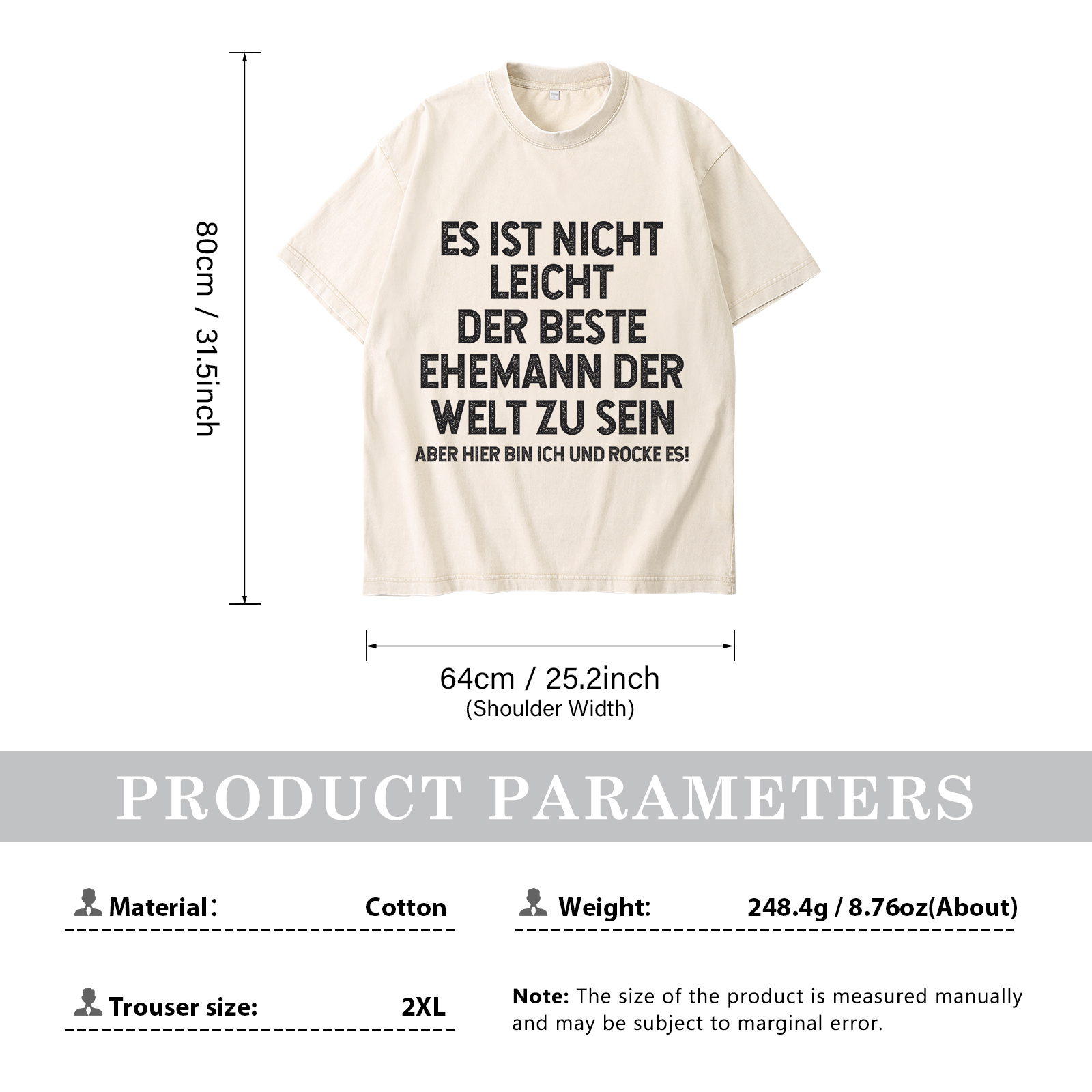 Personalisierte Partner-T-Shirts – Ehefrau- und Ehemann Designs in zwei Varianten