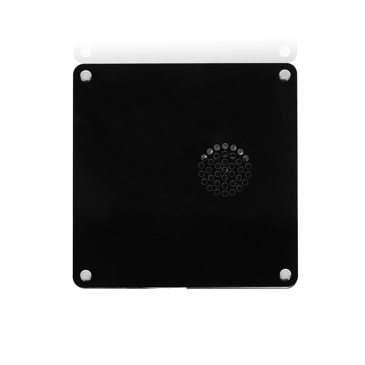 Personalisiertes 5 Namen & Text & Lied Rosa Acryl Kühlschrankmagnet mit Musikfunktion