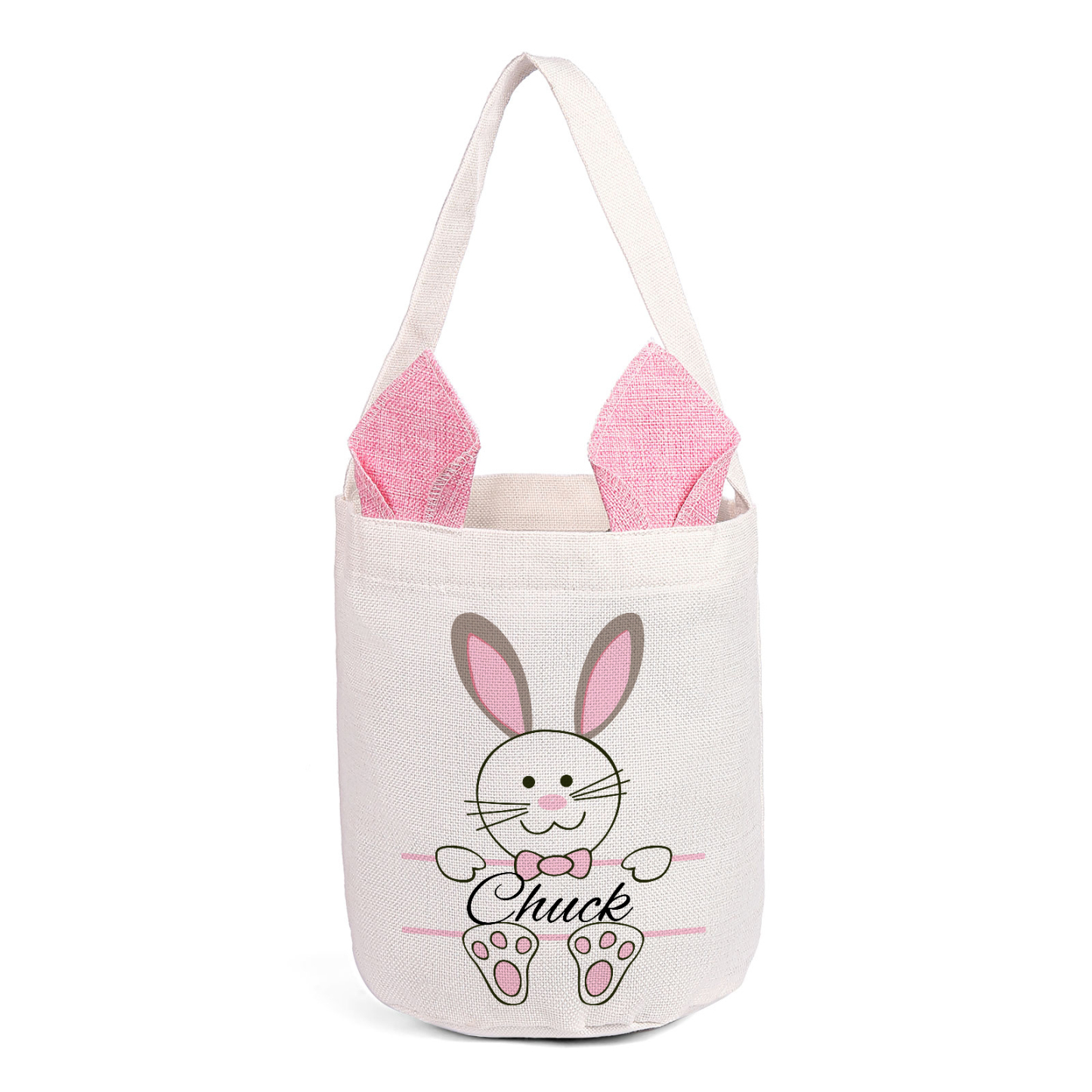 Personalisierbarer Name Ostern Baumwolle Hase Tasche