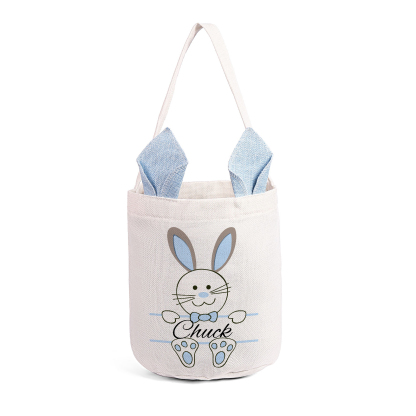 Personalisierbarer Name Ostern Baumwolle Hase Tasche