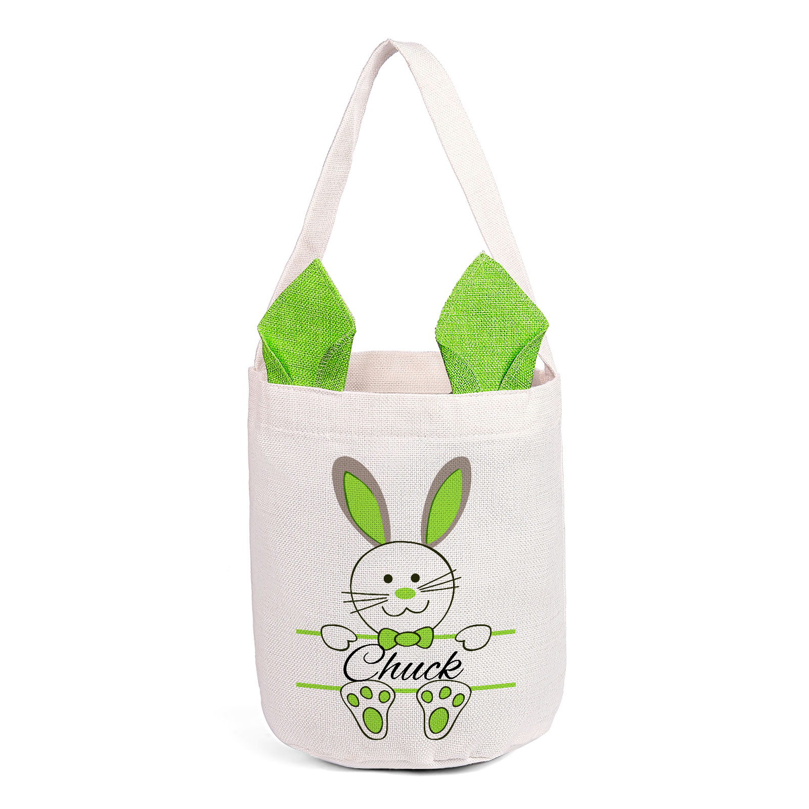 Personalisierbarer Name Ostern Baumwolle Hase Tasche