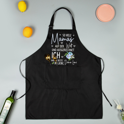 Personalisierte Text Kochschürze/Backschürze perfektes Geschenk für Mama zum Muttertag