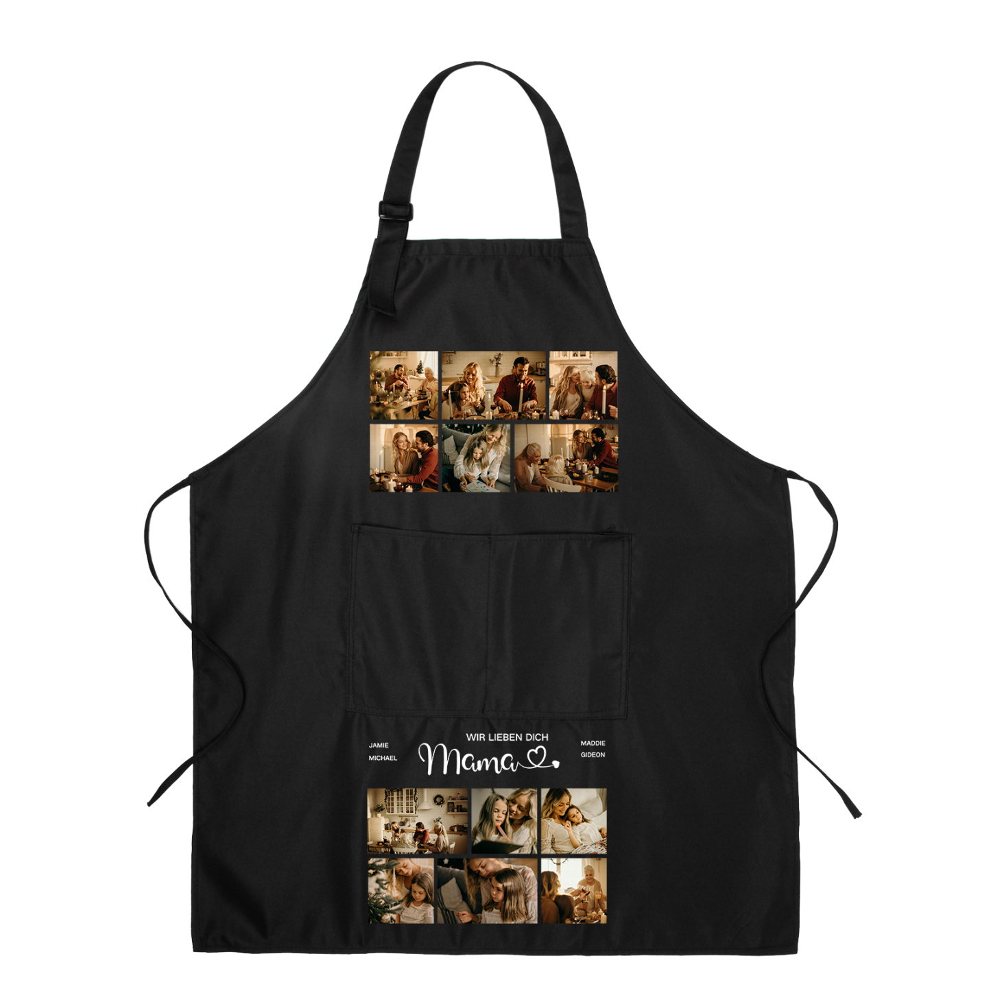 Personalisierte 12 Fotos Kochschürze/Backschürze perfektes Geschenk für Mama zum Muttertag