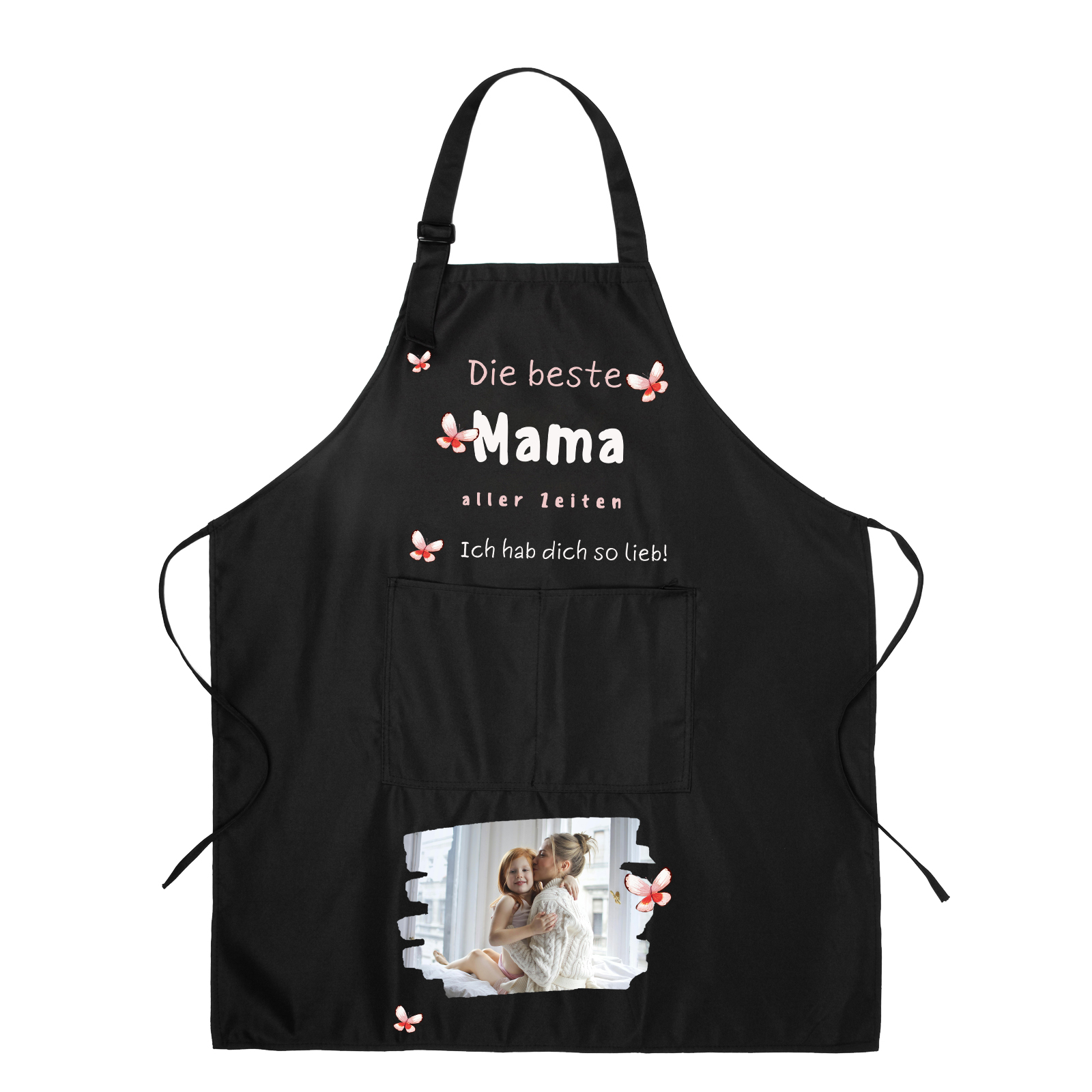 Personalisierte Text & Foto Kochschürze/Backschürze perfektes Geschenk für Mama zum Muttertag