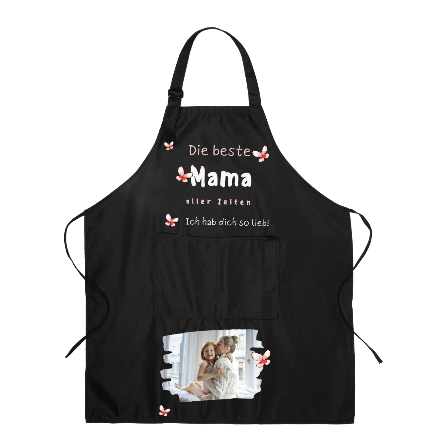Personalisierte Text & Foto Kochschürze/Backschürze perfektes Geschenk für Mama zum Muttertag