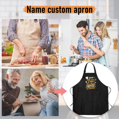 Personalisierte Name Kochschürze/Backschürze perfektes Geschenk für Mama zum Muttertag
