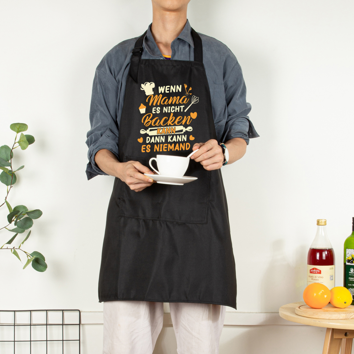 Personalisierte Name Kochschürze/Backschürze perfektes Geschenk für Mama zum Muttertag