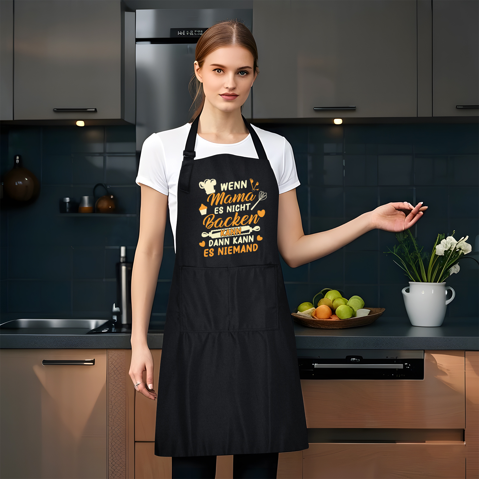 Personalisierte Name Kochschürze/Backschürze perfektes Geschenk für Mama zum Muttertag