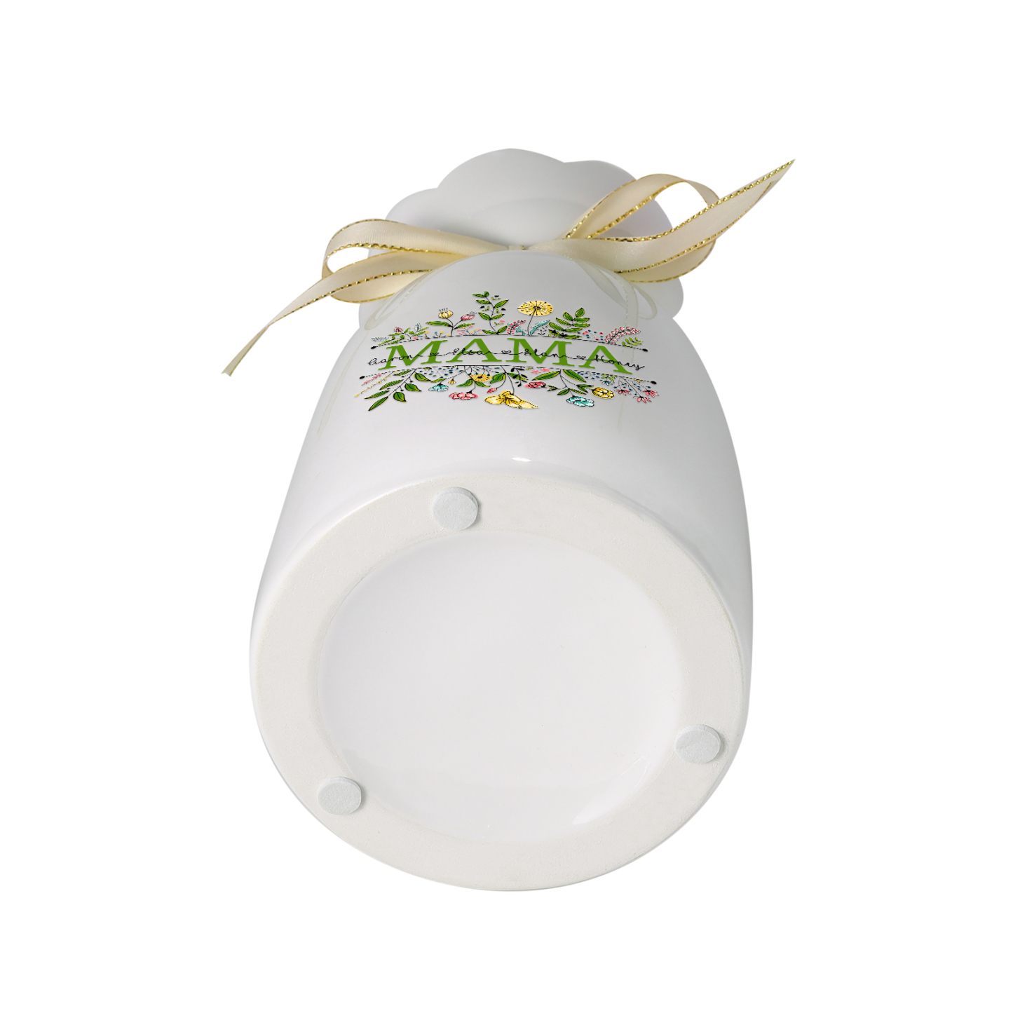 Personalisierte 4 Namen-MAMA Blumen Gießvase mit Henkel Mama Vase-Pefektes Geschenk für Mama 