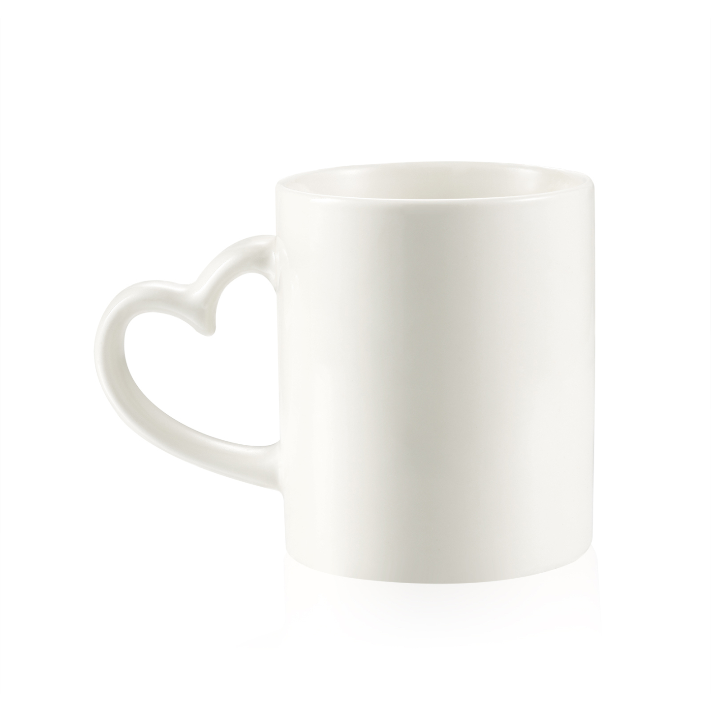 Personalisierte 1 Name- GLÜCK ist eine MAMA wie dich zu haben- Keramik Mark Tasse mit herzförmigem Henkel-Einzigartiges Geschenk für Mama