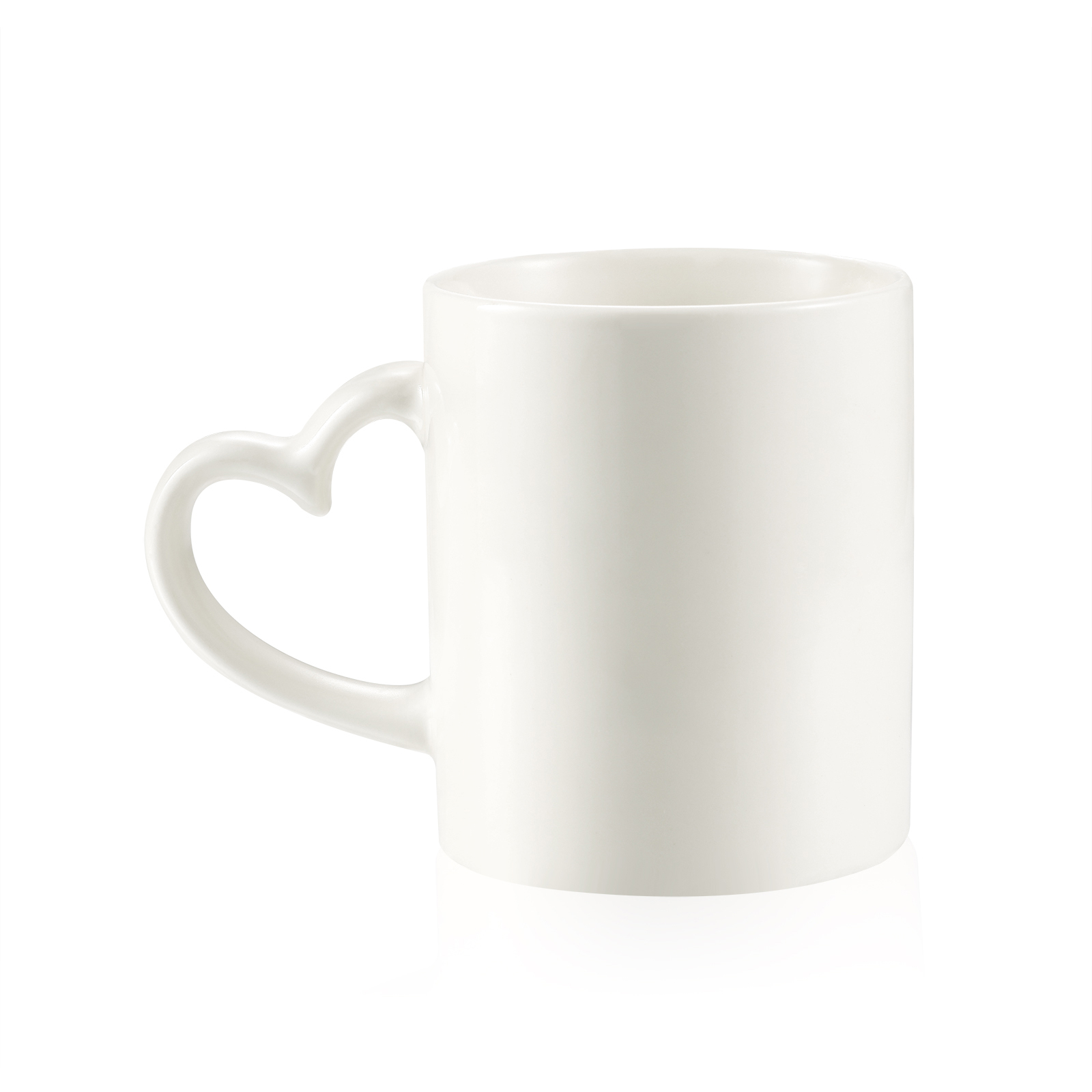Personalisierte 1 Name- GLÜCK ist eine MAMA wie dich zu haben- Keramik Mark Tasse mit herzförmigem Henkel-Einzigartiges Geschenk für Mama